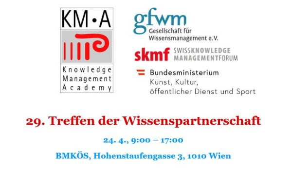 29. Treffen der Wissensmanagement-Community in Wien